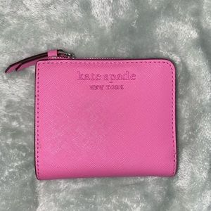 Kate Spade Cameron Bifold Wallet in Peony - Small